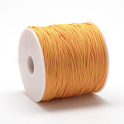 Corde in poliestere, arancione, 0.8mm, circa 131.23~142.16 iarde (120~130 m)/rotolo