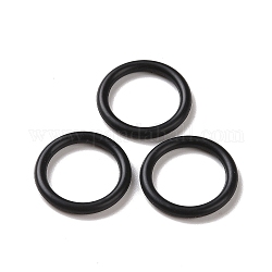 Резиновое кольцевые соединители, связывающий кольцо, чёрные, 16x3 мм, внутренний диаметр: 10 мм