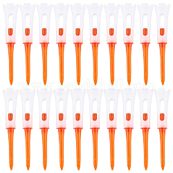 Kunststoff-Golfballhalter fünf Klauenstiftwerkzeug, orange, 82x16 mm, Bohrung: 8 mm