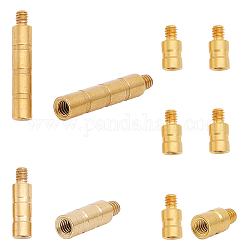 CHGCRAFT 10Pcs 3 Style Darts Weight Adjuster, 25Gr Arrow Point Arrowheads Connector, Brass Weight Screw Point Insert, Golden, 13~32.5x6mm, Hole: 3.4~3.5mm