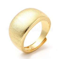 Регулируемое кольцо из латуни с простым покрытием для стойки для женщин, без кадмия и без свинца, золотые, размер США 7 3/4 (17.9 мм)
