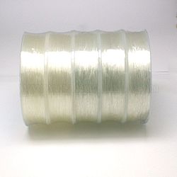 Filo di cristallo elastico coreano, gioielli fai da te che bordano i risultati del cordone elastico, chiaro, 0.7mm, circa 61.24 iarde (56 m)/rotolo