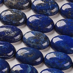 Teñido lapislázuli natural cabujones ovalados, azul, 30x22x7mm