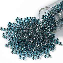 Toho perline rotonde, perline giapponesi, (748) acqua chiara rivestita di rame, 8/0, 3mm, Foro: 1 mm, circa 10000pcs/libbra