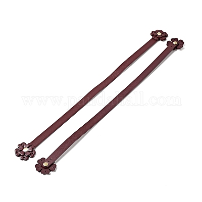 Manico In Bambù Per Borse Fai Da Te | Struttura In Metallo Con Chiusura A Scatto | Vintage Bronzo | 27 Cm