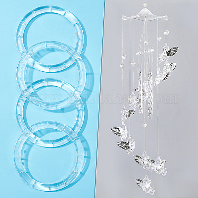 Wholesale GORGECRAFT 4 Pack Wind Chime Supplies Top Ring
