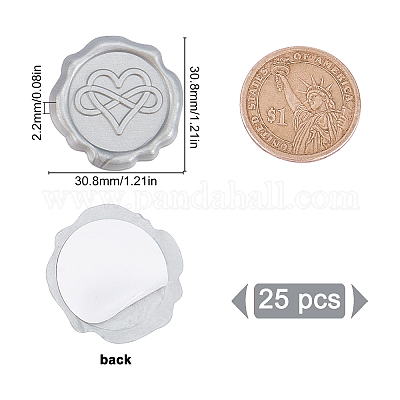 Wholesale Adhesive Wax Seal Stickers 