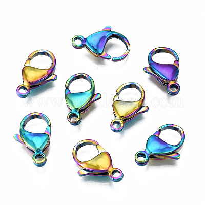 Wholesale Ion Plating(IP) 304 Stainless Steel Lobster Claw Clasps