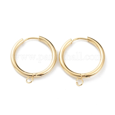 Boucles D'oreilles Créoles Huggie En Acier Inoxydable - Noir Et Argent - Marque Tumundo - Neuf Sans Emballage