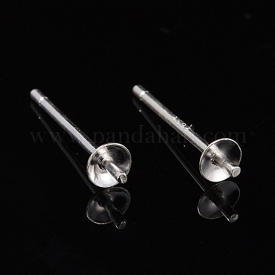925 Sterling Silber Ohrstecker Zubehör&nbsp;STER-K167-027A-S-1