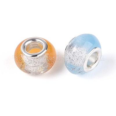 Collana Lunga Con Perle In Resina Vintage Lilla - Gioielli - Collan - Foto 2