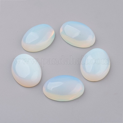 Opalite flache zurück Cabochons&nbsp;G-G741-13x18mm-22-1