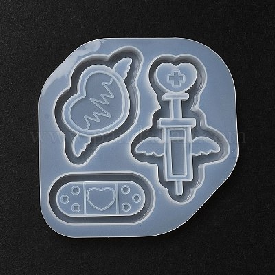 Medical Theme Shaker Silicone Molds (2 pieces)