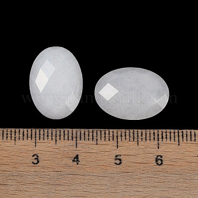 Natürliche weiße Jade Cabochons&nbsp;G-O175-15P-01-1