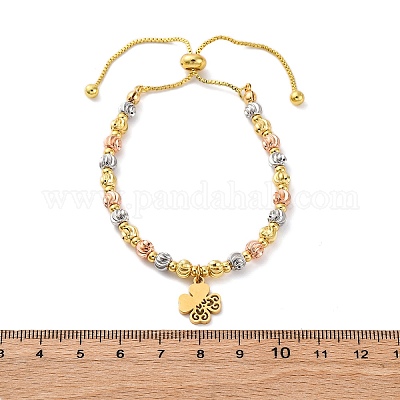 Messing-Schieberarmbänder&nbsp;BJEW-C090-02G-C-1