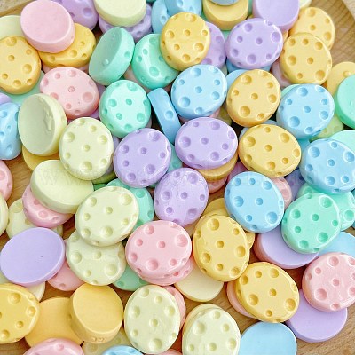 Cartoon-Cabochons aus undurchsichtigem Harz&nbsp;RESI-C039-01G-1