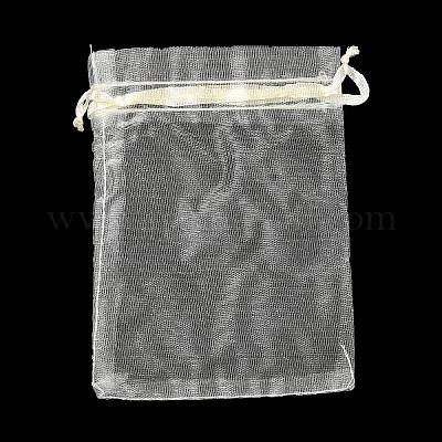 Rectangle organza sacs à cordon&nbsp;CON-PW0001-054C-18-1