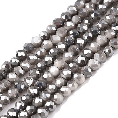 Chapelets de perles en verre électroplaqué&nbsp;EGLA-T021-03A-1