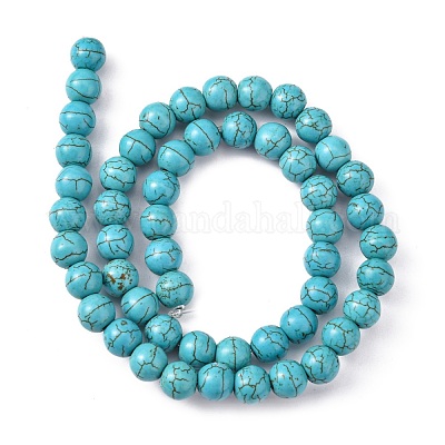Howlite synthetischen Perlen&nbsp;TURQ-GSR8mm129-1
