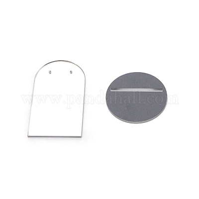 Boucle d'oreille acrylique présentoirs&nbsp;EDIS-WH0016-07-1