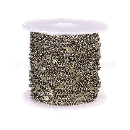 Chaînes de câbles en fer recouvert de laiton CH-CJ0001-05AB-1