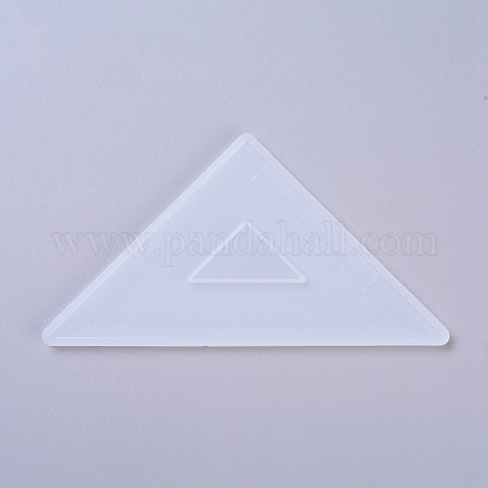 Diy triángulo regla moldes de silicona DIY-G010-68-1