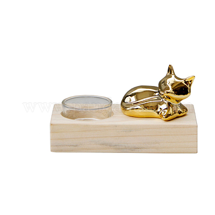 Ceramic Fox Candle Holder WG56778-01-1