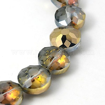 Perles en verre electroplate&nbsp;EGLA-E002-2H-1