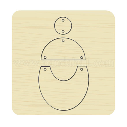 Matrici per taglio del legno DIY-WH0169-63-1