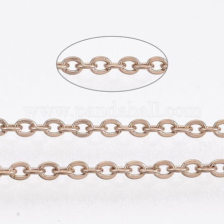 304 Stainless Steel Cable Chains CHS-R002-0.5mm-RG-1