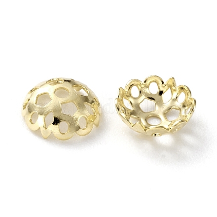 Ausgefallene Perlenkappen aus Messing KK-H739-16G-1