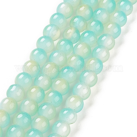 Chapelets de perles en verre peint DGLA-R053-01F-1