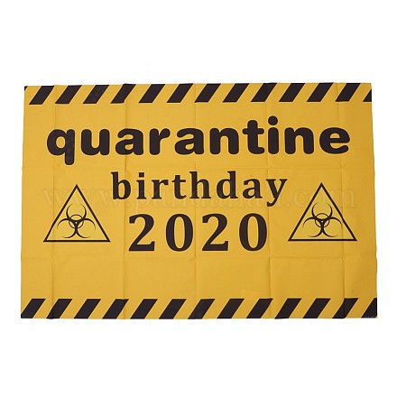 2020 décorations d'anniversaire de quarantaine AJEW-WH0114-21A-1
