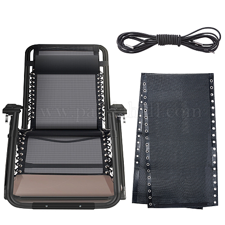 Housse de chaise en tissu rafa lin AJEW-WH0230-58A-1
