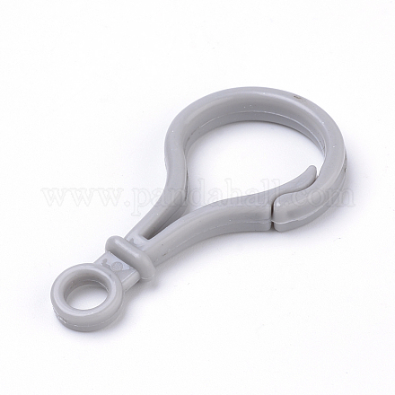 Accessoires de fermoir porte-clés en plastique opaque en forme d'ampoule en forme de bulbe KY-R006-15-1