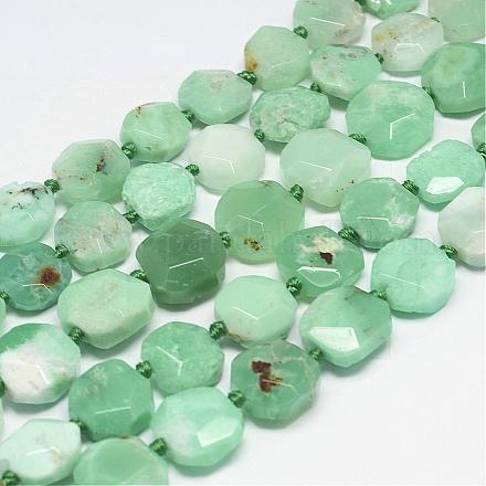 Australia hebras de abalorios de jade naturales G-P185-06-1