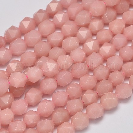 Perles facettées d'opale rose naturelle à facettes G-K066-04-8mm-1