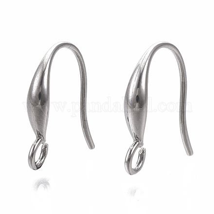 304 Stainless Steel Earring Hooks X-STAS-S079-163-1