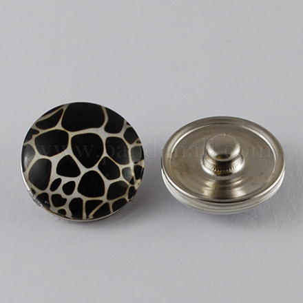 Boutons de bijoux en laiton RESI-R071-3-1