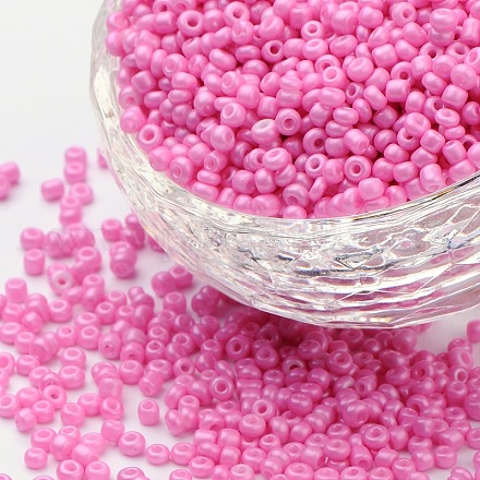 Baking Paint Glass Seed Beads SEED-S002-K2-1
