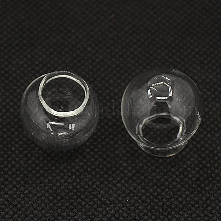 Handmade Blown Glass Globe Ball Bottles BLOW-D003-20mm-1