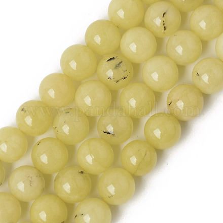 Chapelets de perles de quartz naturel G-T129-09-6mm-1