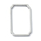 Non-Tarnish 304 Stainless Steel Linking Rings, Rectangle, Stainless Steel Color, 19.5x12x1mm