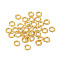 304 Stainless Steel Open Jump Rings, Real 18K Gold Plated, 4x0.8mm, Inner Diameter: 2mm