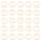 SUNNYCLUE 120pcs 4 Size Earring Charm Connector Links Mini Circle Charms Round Blank Frame Stainless Steel Pendant for Earring Making DIY Jewelry Making Findings