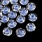 Handmade Lampwork Beads, Rondelle, Cornflower Blue, 12.5x7.5mm, Hole: 3.5mm