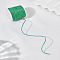 1 Roll Waxed Cotton Thread Cords, Green, 1mm, about 10.94 Yards(10m)/roll