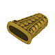 チベット風合金ビーズコーン  カドミウムフリー＆鉛フリー  アンティーク黄金  18x17x8mm  穴：5.5mm  約260個/1000g TIBE-0628-AG-LF-2