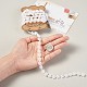 Filo di ghirlanda di perla imitazione plastica abs AJEW-TA0016-10-6