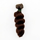 高温繊維の長い巻き毛のヘアスタイルの人形のかつらの毛  DIYの女の子のためのbjdメイキングアクセサリー  ココナッツブラウン  5.91インチ（15cm） DOLL-PW0001-028-11-1